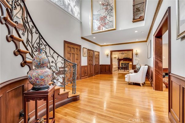 Fireplace, Interior, Recessed Lighting, Wood Texture Flooring