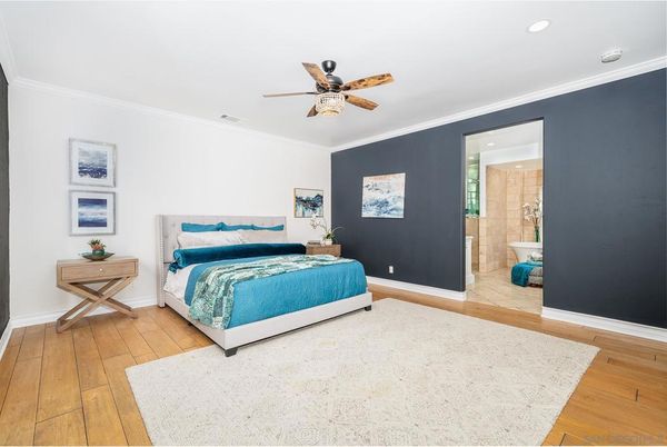 Bathroom, Bedroom, Interior, Recessed Lighting, Wood Texture Flooring