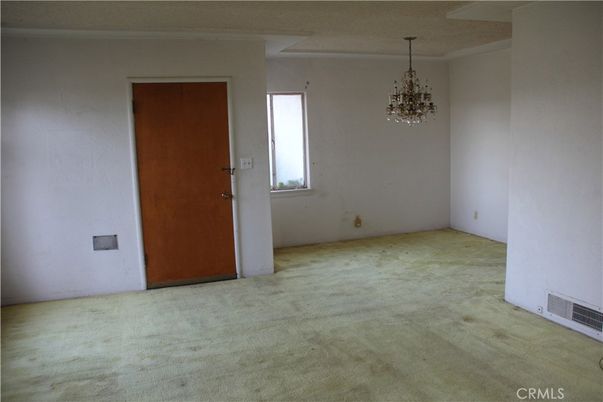 Chandelier, Empty room, Interior