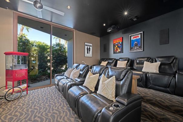 Home Theatre Room, Interior, Recessed Lighting, Theatre Room