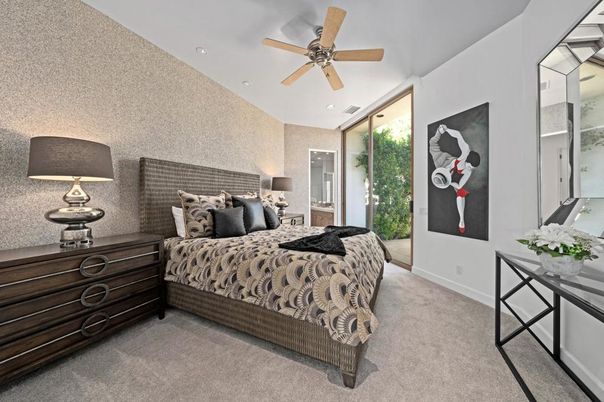 Bedroom, Interior, Recessed Lighting