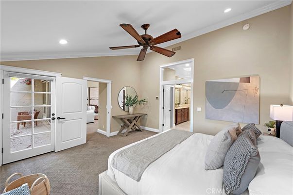 Bedroom, Interior, Recessed Lighting