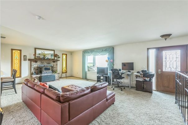Fireplace, Home Office, Interior, Living room