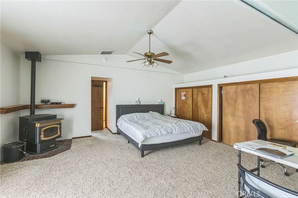 Bedroom, Fireplace, Interior