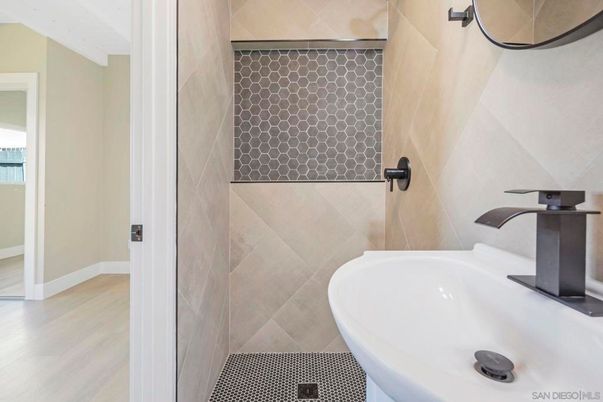 Bathroom, Interior, Wood Texture Flooring