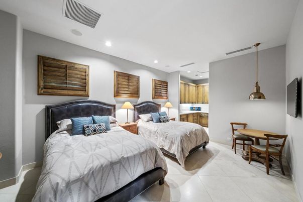 Bedroom, Interior, Pendant Lights, Recessed Lighting