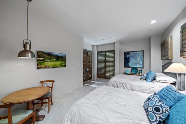 Bedroom, Interior, Pendant Lights, Recessed Lighting