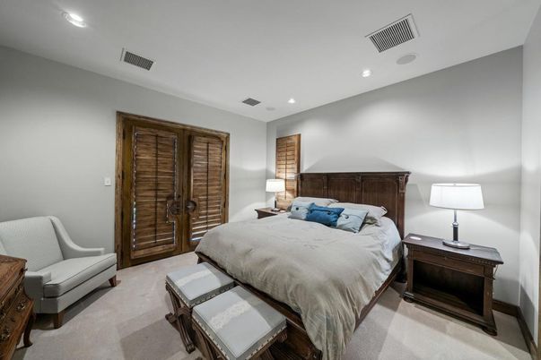 Bedroom, Interior, Recessed Lighting
