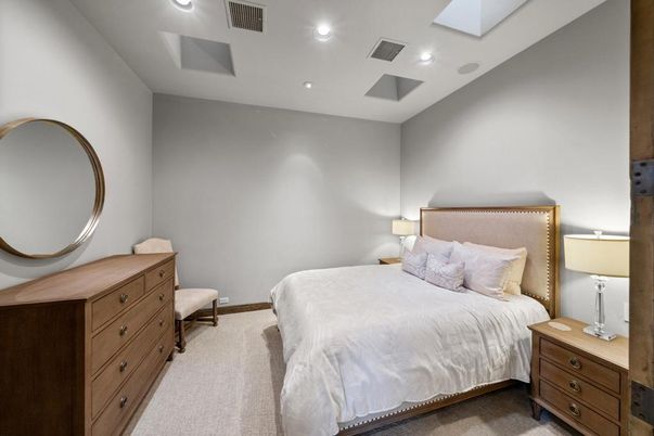 Bedroom, Interior, Recessed Lighting