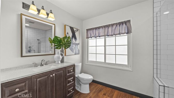 Bathroom, Interior, Wood Texture Flooring