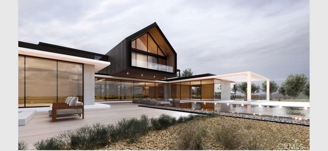 Backyard, Exterior, Facade, Pool, Modern