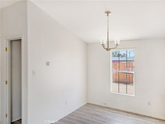 Chandelier, Empty room, Interior, Pendant Lights, Wood Texture Flooring