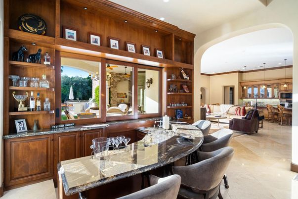 Dining room, Interior, Living room, Pendant Lights, Recessed Lighting