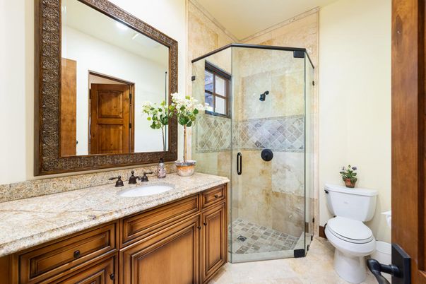 Bathroom, Glass Shower, Interior