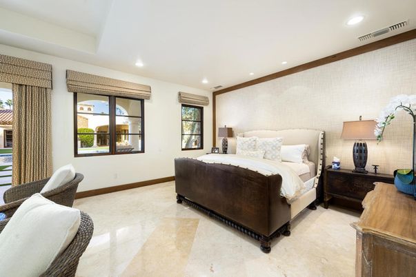 Bedroom, Interior, Recessed Lighting