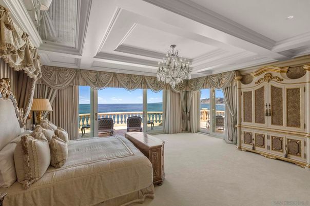 Bedroom, Chandelier, Interior, Recessed Lighting, Water