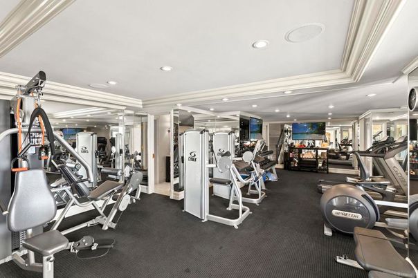 Fitness Equipment, Gym, Interior, Recessed Lighting