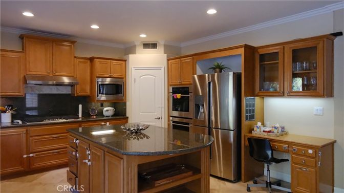 Interior, Kitchen, Recessed Lighting, Stainless Steel Appliances