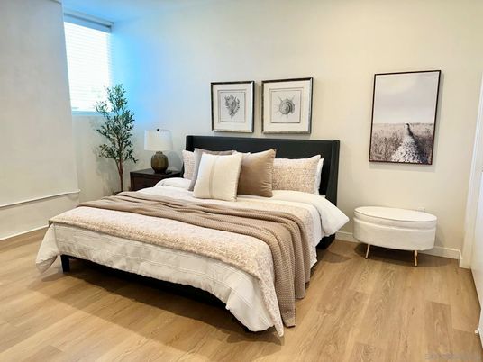 Bedroom, Interior, Wood Texture Flooring