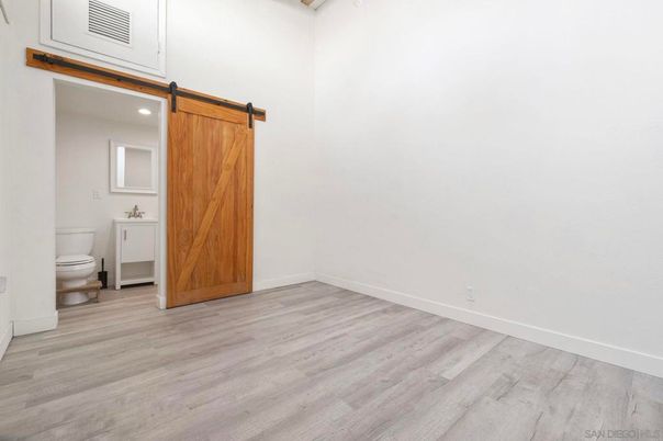 Bathroom, Empty room, Interior, Wood Texture Flooring