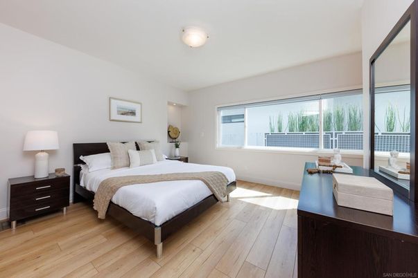 Bedroom, Interior, Wood Texture Flooring