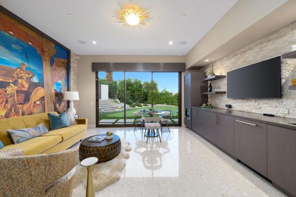 Interior, Living room, Recessed Lighting