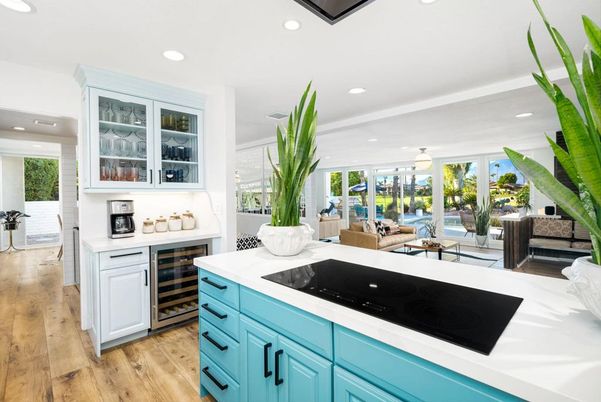 Dining room, Interior, Kitchen, Living room, Pendant Lights, Recessed Lighting, Wood Texture Flooring