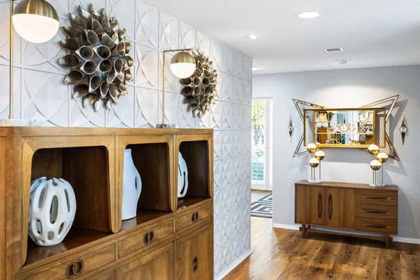 Interior, Recessed Lighting, Wood Texture Flooring