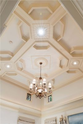 Chandelier, Interior, Recessed Lighting