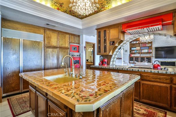 Interior, Kitchen, Tile Countertops