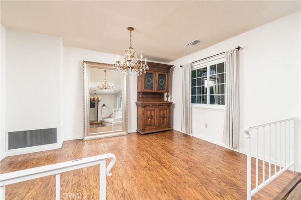 Chandelier, Interior, Wood Texture Flooring