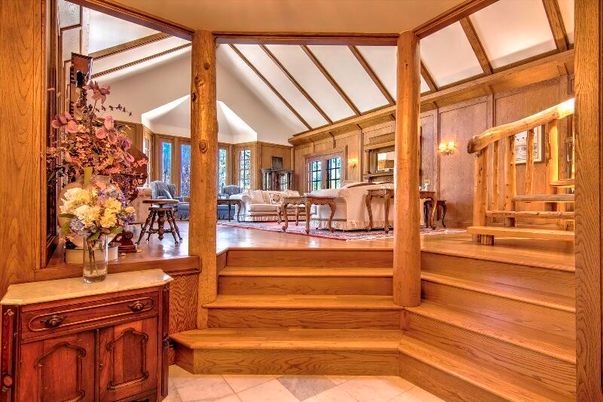 Interior, Wooden Beams, Wooden Walls