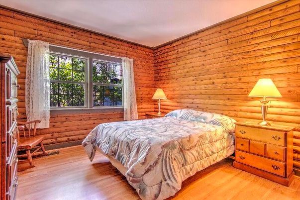 Bedroom, Interior, Wood Texture Flooring, Wooden Walls