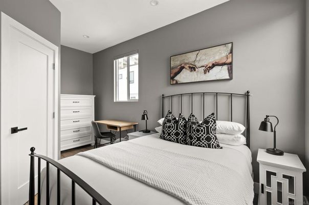 Bedroom, Home Office, Interior, Recessed Lighting