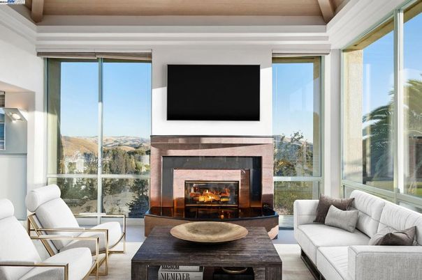 Fireplace, Interior, Living room, Wooden Ceilings