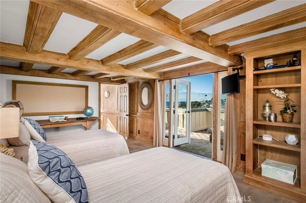 Bedroom, Interior, Wooden Beams, Wood Texture Flooring