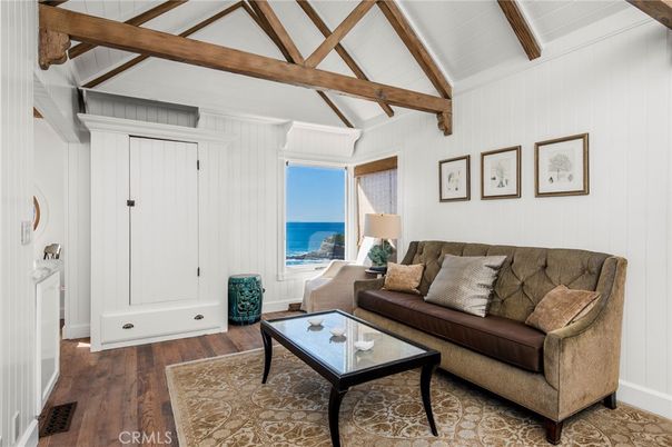 Interior, Living room, Water, Wooden Beams, Wood Texture Flooring