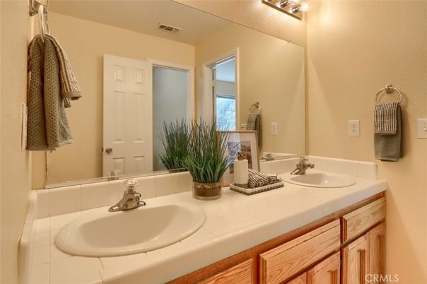 Bathroom, Dual Sink Vanities, Interior, Tile Countertops