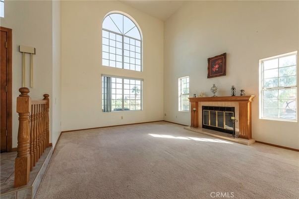 Empty room, Fireplace, Interior