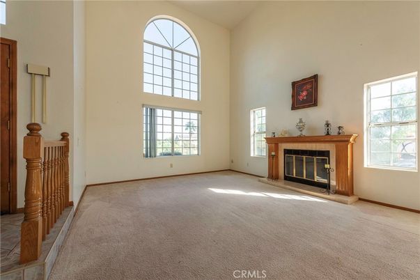 Empty room, Fireplace, Interior