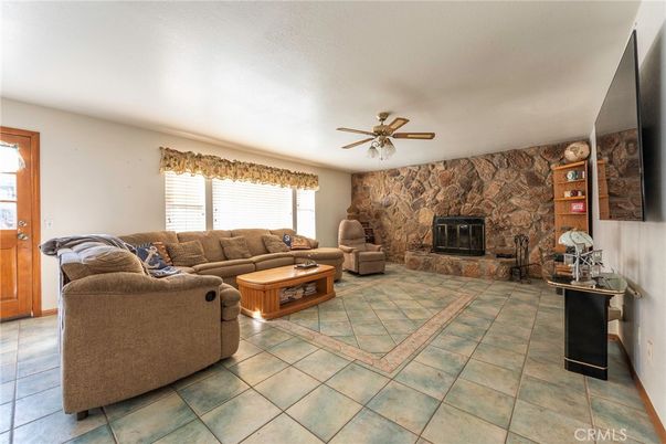 Fireplace, Interior, Living room, Stone Walls