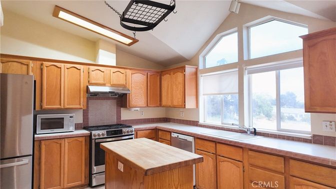 Interior, Kitchen, Stainless Steel Appliances, Tile Countertops