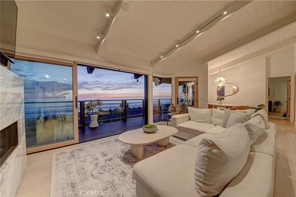 Fireplace, Interior, Living room, Recessed Lighting, Water
