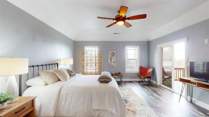 Bedroom, Interior, Wood Texture Flooring