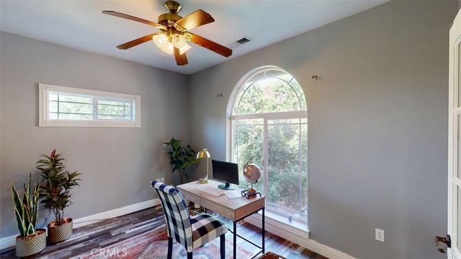 Home Office, Interior, Wood Texture Flooring