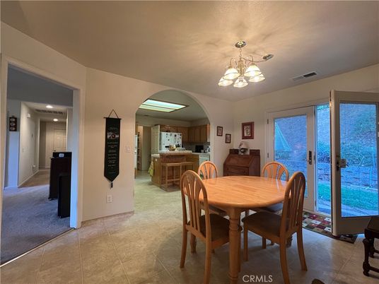 Chandelier, Dining room, Interior, Recessed Lighting