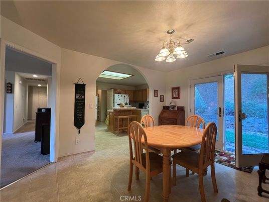 Chandelier, Dining room, Interior, Recessed Lighting