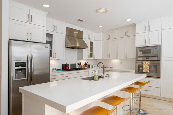 Interior, Kitchen, Recessed Lighting, Stainless Steel Appliances