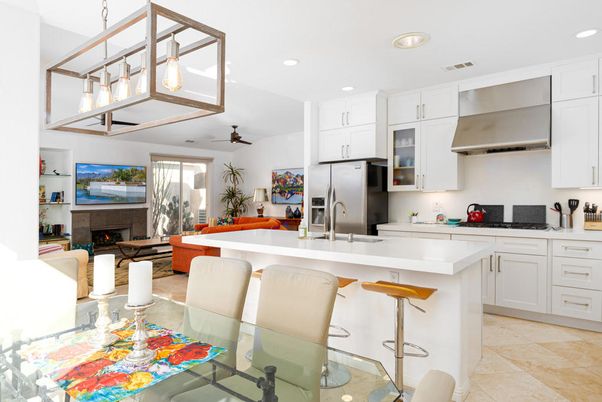 Interior, Kitchen, Living room, Recessed Lighting, Stainless Steel Appliances