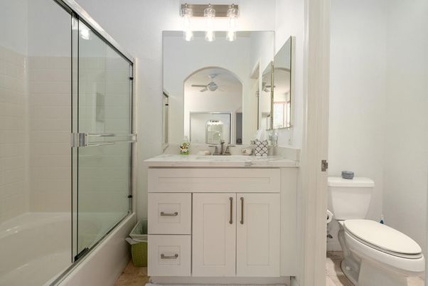 Bathroom, Glass Shower, Interior